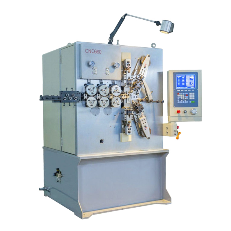 六軸電腦壓簧機